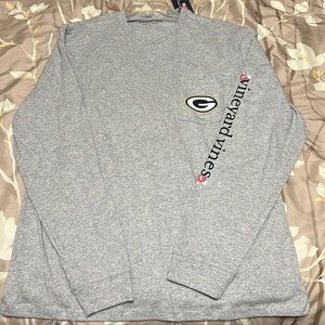 Green Bay Packers Vineyard Vines Holiday LS T-shirt, Size L, NWT